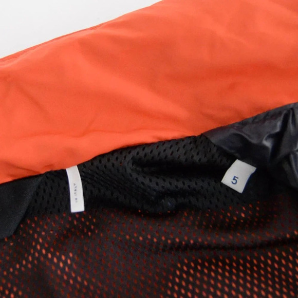 NWT Moncler Authentic Orange & Navy Copernicus Giubbotto TG  5 Raincoat Jacket - Picture 16 of 16